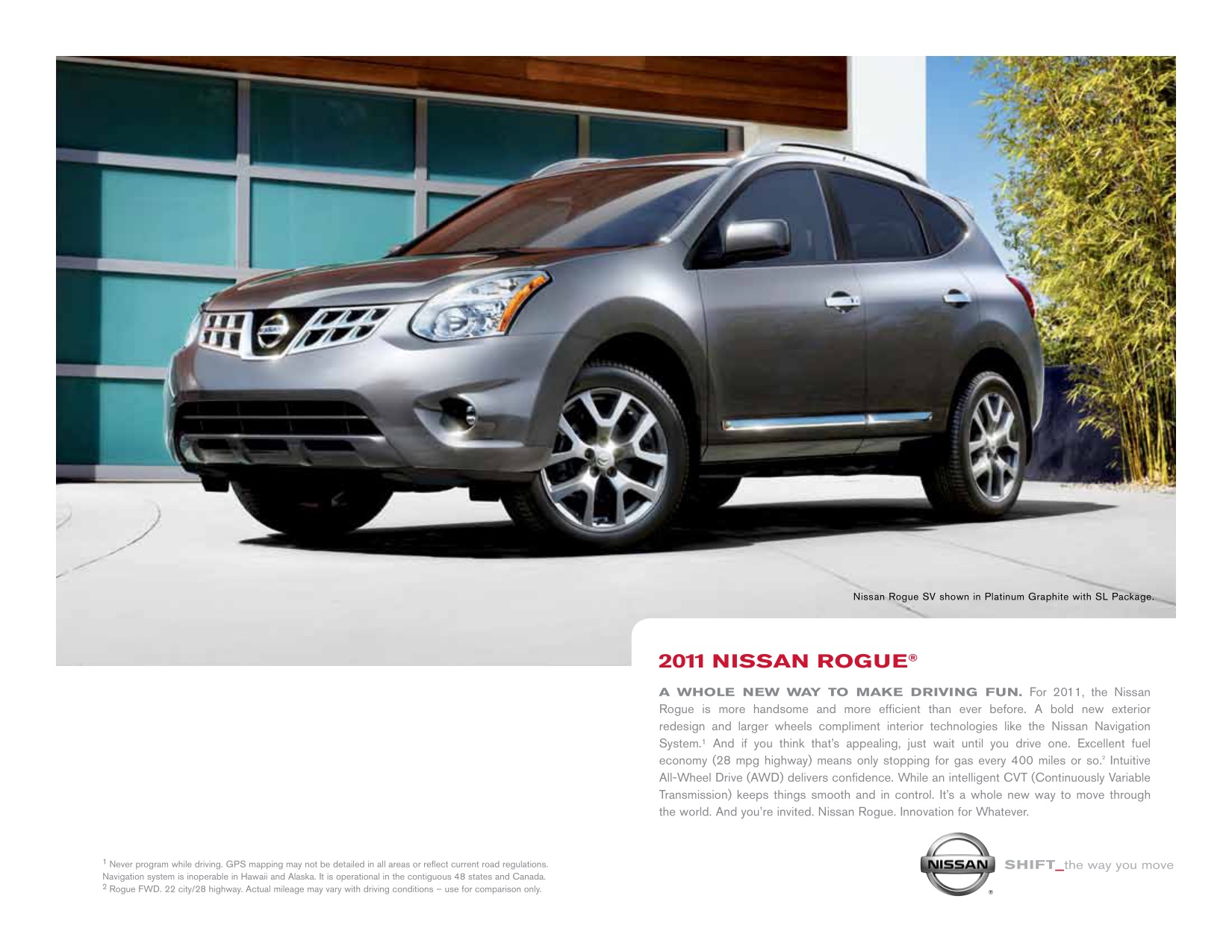 2011 Nissan Rogue Brochure